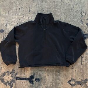 Lululemon Brushed Softstreme halfzip - size 8